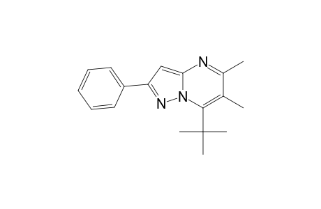 Pyrazolo[1,5-a]pyrimidine, 5,6-dimethyl-7-(1,1-dimethylethyl)-2-phenyl-