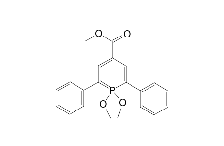 methyl 1,1-dimethoxy-2,6-di(phenyl)-1$l^{5}-phosphacyclohexa-1,3,5-triene-4-carboxylate