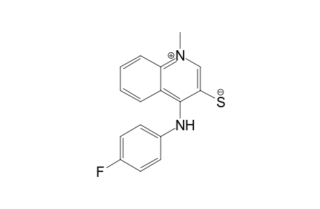 1-methyl-4-(4-fluorophenylamino)quinolinium-3-thiolate