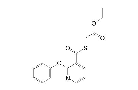 2-phenoxythionicotinic acid, S-(carboxymethyl)ester, ethyl ester