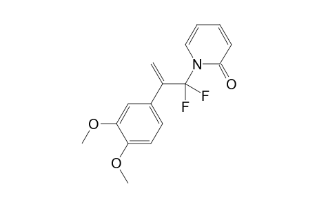 1-(2-(3,4-Dimethoxyphenyl)-1,1-difluoroallyl)pyridin-2(1H)-one