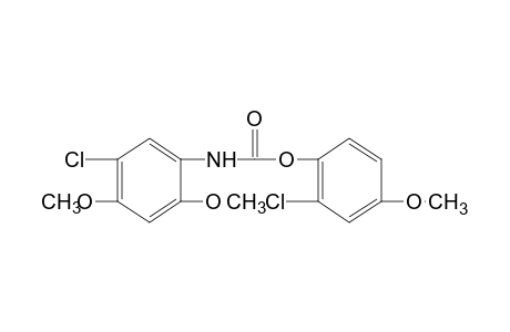 5-chloro-2,4-dimethoxycarbanilic acid, 2-chloro-4-methoxyphenyl ester