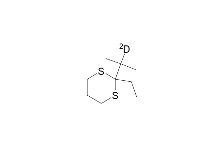 2-Ethyl-2-(2-propyl-2-d)-1,3-dithiane