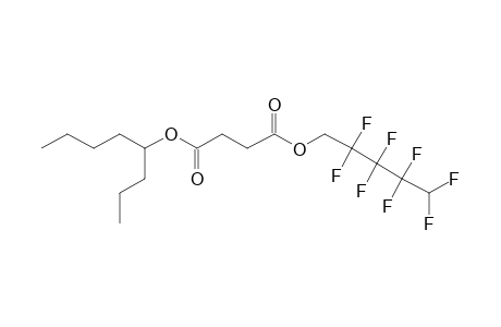 Succinic acid, 2,2,3,3,4,4,5,5-octafluoropentyl 4-octyl ester