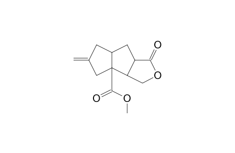 4-Oxatricyclo[6.3.0.0(2,6)]undecan-5-one-1-carboxylic acid, 10-methylene-, methyl ester