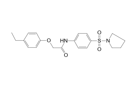 2-(4-Ethylphenoxy)-N-(4-pyrrolidin-1-ylsulfonylphenyl)acetamide