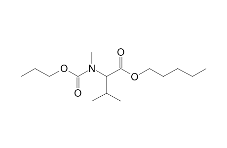 Valine, N-methyl-N-propoxycarbonyl-, pentyl ester