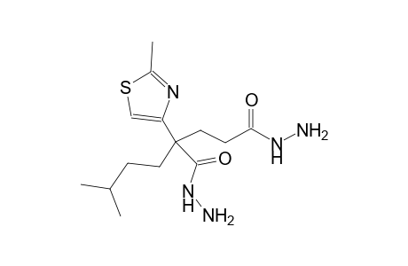 2-isopentyl-2-(2-methyl-1,3-thiazol-4-yl)pentanedihydrazide