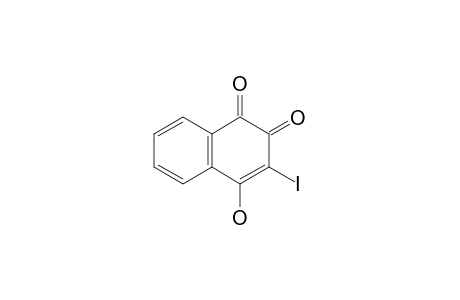 3-Iodanyl-4-oxidanyl-naphthalene-1,2-dione