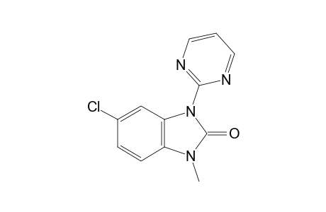 5-chloro-1-methyl-3-(2-pyrimidinyl)-2-benzimidazolinone