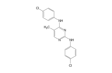 2,4-bis(p-chloroanilino)-5-methylpyrimidine