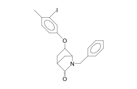 2-Benzyl-3-oxo-6-exo-[3-jod-4-methyl-phenoxy]-2-aza-bicyclo-[2.2.1]-heptane