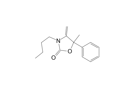 3-Butyl-5-methyl-4-methylene-5-phenyl-oxazolidin-2-one