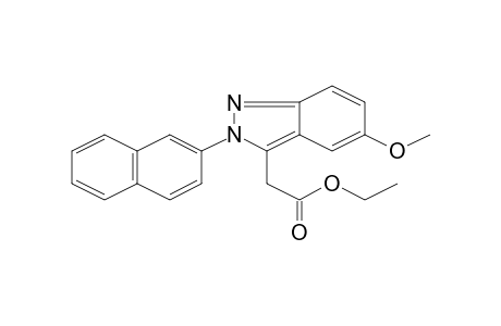 (5-Methoxy-2-naphthalen-2-yl-2H-indazol-3-yl)-acetic acid, ethyl ester