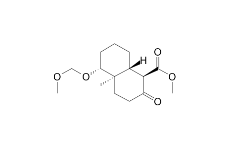 METHYL-(1-BETA,4A-ALPHA,5-ALPHA,8A-BETA)-5-METHOXYMETHYLOXY-4A-METHYL-2-OXODECAHYDRONAPHTHALENE-1-CARBOXYLATE