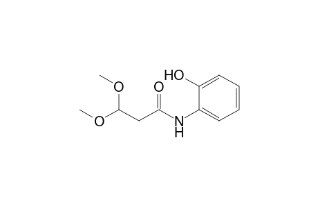 N-(2-hydroxyphenyl)-3,3-dimethoxy-propionamide