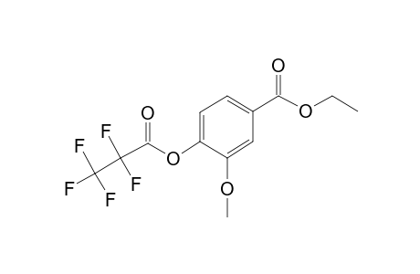 Ethyl vanillate, o-(pentafluoropropionyl)-