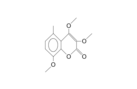 3,4,8-Trimethoxy-5-methyl-coumarin