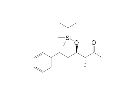 (3R,4R)-4-[tert-butyl(dimethyl)silyl]oxy-3-methyl-6-phenyl-hexan-2-one