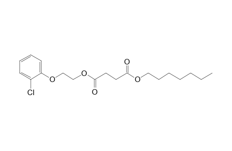 Succinic acid, 2-(2-chlorophenoxy)ethyl heptyl ester