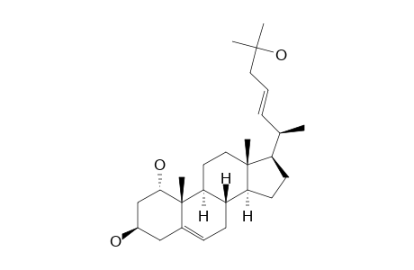 Cholesta-5,22-diene-1,3,25-triol, (1.alpha.,3.beta.,22E)-