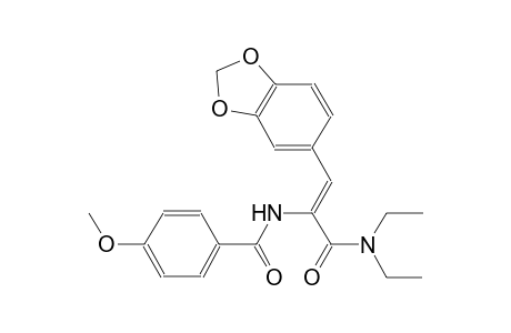 benzamide, N-[(Z)-2-(1,3-benzodioxol-5-yl)-1-[(diethylamino)carbonyl]ethenyl]-4-methoxy-