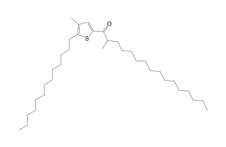 2-Methyl-1-(4-methyl-5-tridecyl-2-thienyl)-1-hexadecanone