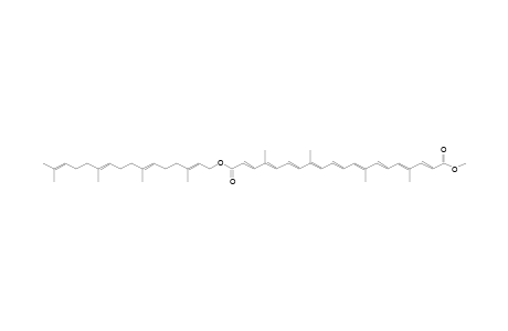 6-GERANYLGERANYL-6'-METHYL-6,6'-DIAPOCAROTEN-6,6'-DIOATE