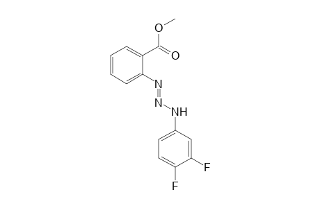 o-[3-(3,4-difluorophenyl)-1-triazeno]benzoic acid, methyl ester