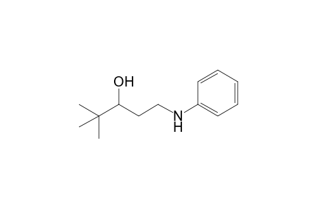 1-Anilino-4,4-dimethyl-3-pentanol