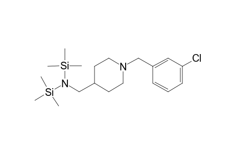 [1-(3-Chlorobenzyl)-4-piperidyl]methanamine, 2tms