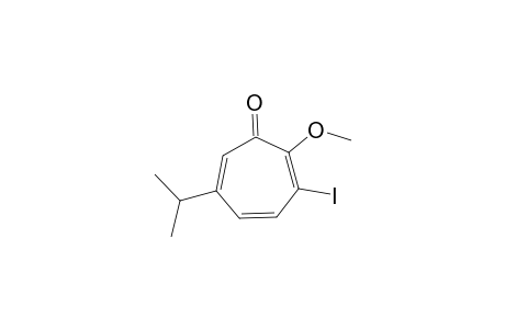 3-iodo-6-isopropyl-2-methoxy-2,4,6-cycloheptatrien-1-one