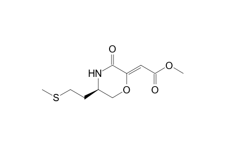 (Z)-Methyl 2-((R)-5-(2-(methylthio)ethyl)-3-oxomorpholin-2-ylidene)-acetate
