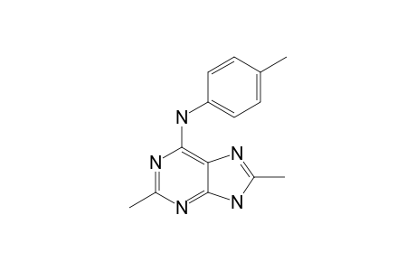 6-(4-Methylphenyl)amino-2,8-dimethyl-9H-purine