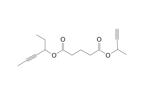 Glutaric acid, but-3-yn-2-yl hex-4-yn-3-yl ester