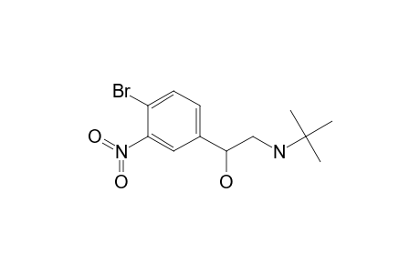 Benzenemethanol, 4-bromo-.alpha.-[[(1,1-dimethylethyl)amino]methyl]-3-nitro-, monohydrochloride