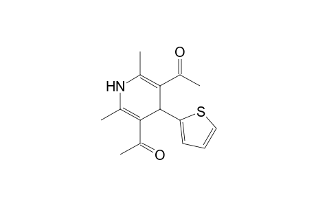 1-(5-Acetyl-2,6-dimethyl-4-thiophen-2-yl-1,4-dihydropyridin-3-yl)ethanone