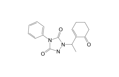 1-(1-(6-oxo-1-Cyclohexenyl)ethyl)-4-phenyl-1,2,4-triazolidine-3,5-dione