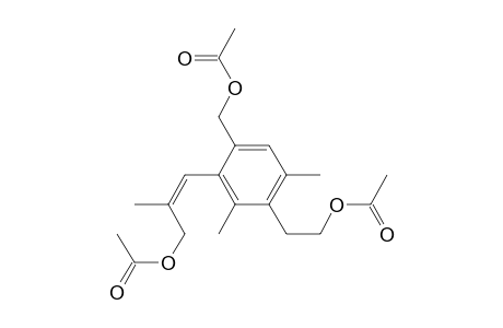 Benzeneethanol, 4-[(acetyloxy)methyl]-3-[3-(acetyloxy)-2-methyl-1-propenyl]-2,6-dimethyl-, acetate, (Z)-