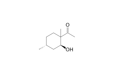 (1S,5R)-2-Acetyl-2,5-dimethylcyclohexan-1-ol isomer