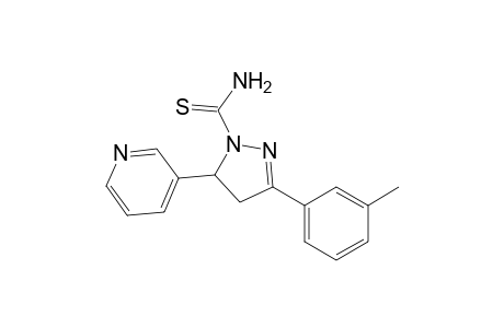 3-(3"-Methylphenyl)-5-(3'-pyridyl)-1-(thiocarbamoyl)-2-pyrazoline