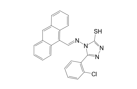 4-{[(E)-9-anthrylmethylidene]amino}-5-(2-chlorophenyl)-4H-1,2,4-triazole-3-thiol