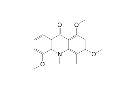 1,3,5-TRIMETHOXY-4,10-DIMETHYL-9(10H)-ACRIDINONE