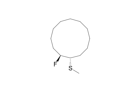 TRANS-1-FLUORO-2-(METHYLTHIO)-CYCLODODECANE