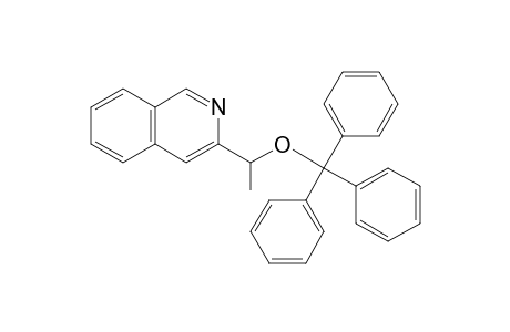 3-[1-(Trityloxy)ethyl]isoquinoline