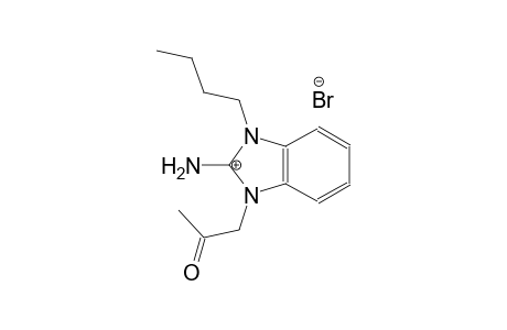 1-butyl-3-(2-oxopropyl)-1H-benzo[d]imidazol-2(3H)-iminium bromide
