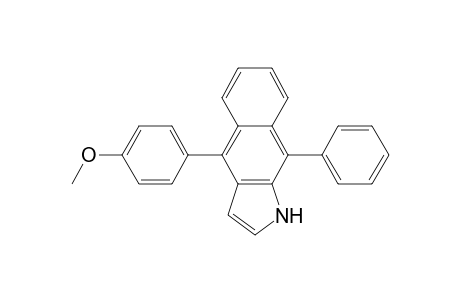 9-Phenyl-4-(4-methoxyphenyl)benz[f]indole