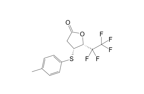 (4R,5R)-4-[(4-methylphenyl)thio]-5-(1,1,2,2,2-pentafluoroethyl)tetrahydrofuran-2-one