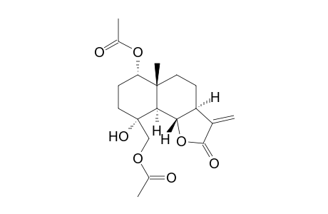 (1S,4R,5S,6S,7S,10R)-1,15-Diacetoxy-4-hydroxyeudesm-11(13)-en-6,12-olide