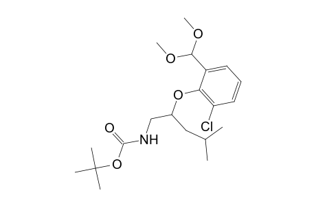 (+/-)-TERT.-BUTYL-2-[2-CHLORO-6-(DIMETHOXYMETHYL)-PHENOXY]-4-METHYL-PENTYLCARBAMATE